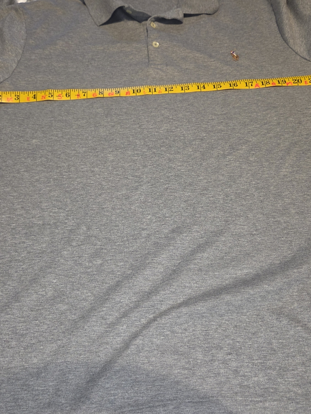 Polo by Ralph Lauren Men’s Heather Gray Polo Size LT - Picture 8 of 11